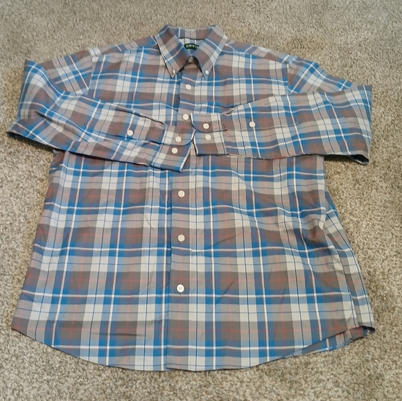 Orvis Casual Button Down Shirt Men's Size Large - Picture 1 of 4